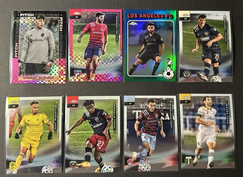Topps chrome mls 2021 lotto - chrome,
