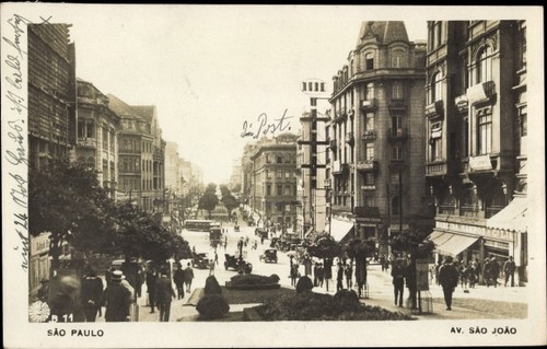 Cartolina san paolo brasile - cartolina,
