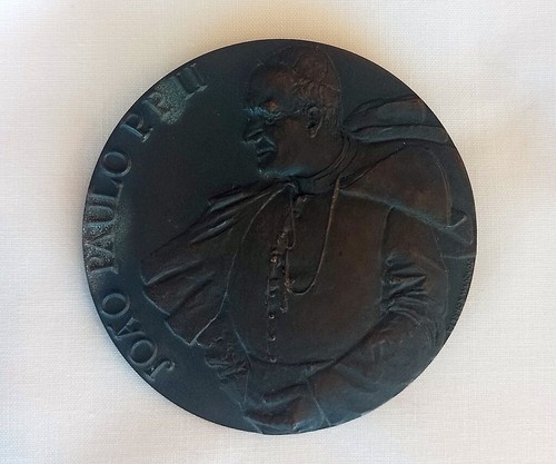 Medaglia bronzo papa joao - bronzo,